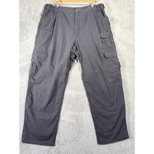 5.11 Tactical Series Gray Cargo Pants Women's 40x30 Utility Workwear Gorpcore